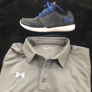 UA heat gear coaches Polo shirt